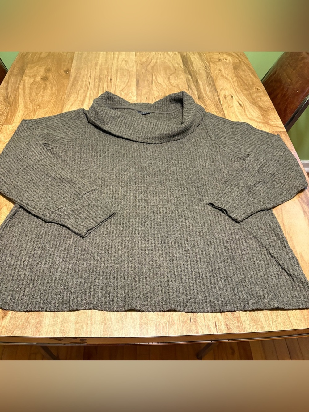 Torrid Grey Cowl Neck Stretch Long Sleeve Pullover Sweater Womens Plus Size 2